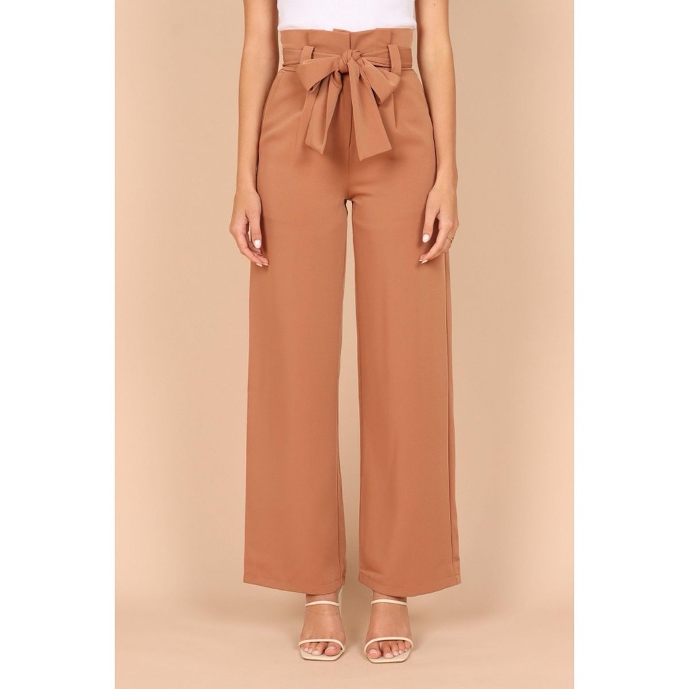 Petal and Pup Kieran Tie Waist Wide Leg Paper Bag Pants Size 2 NWT